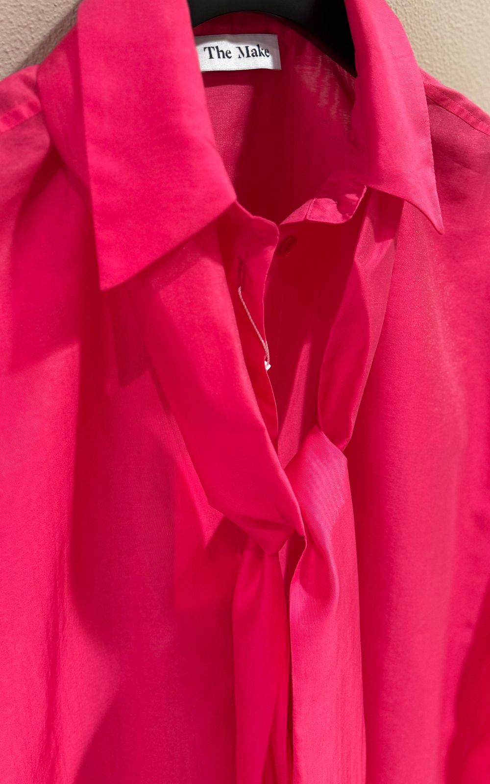 Blouse-watermelon-pink-transparant-lossesjaal-themake
