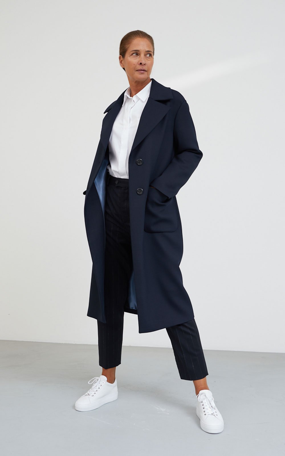 Navy design coat