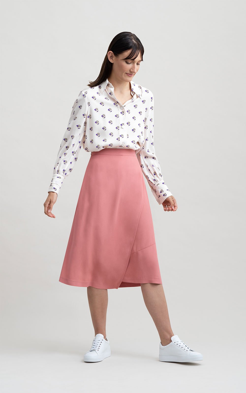 Bodhil skirt pinky nude