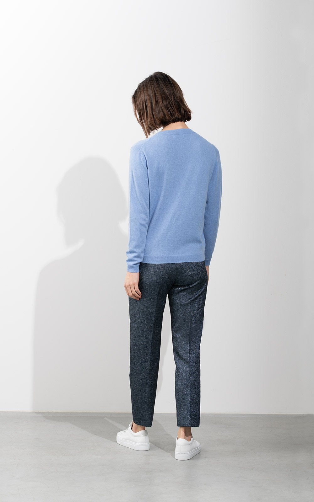 Blue sweater - Cashmere - The Make - Woman