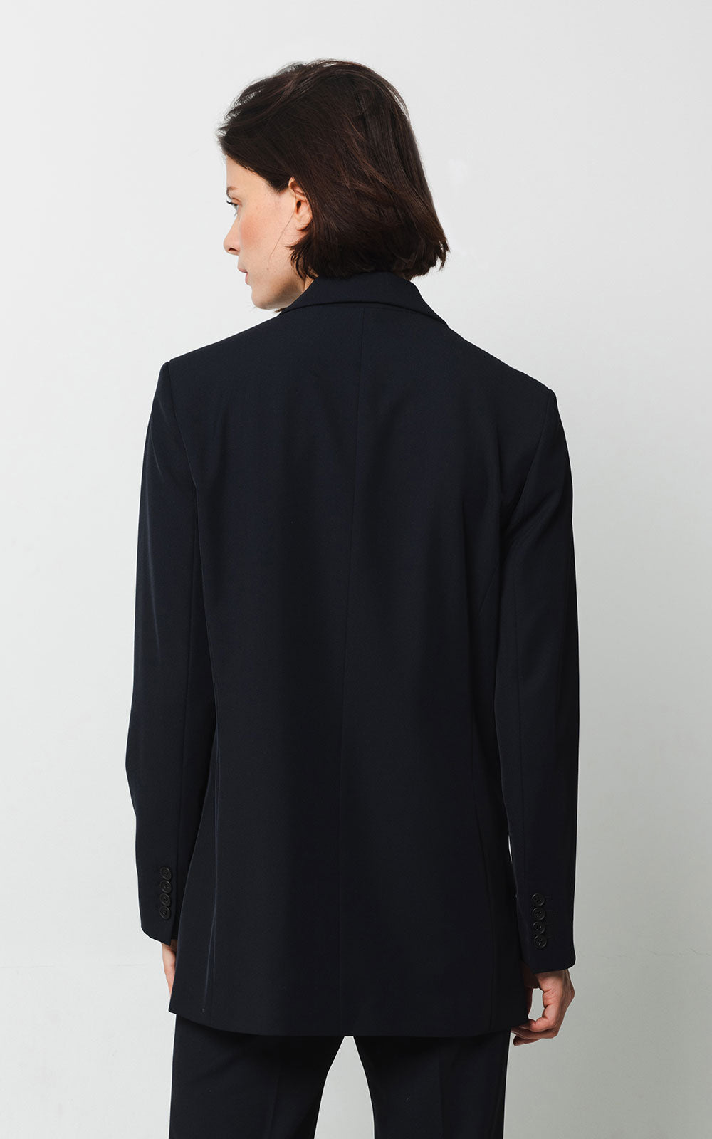 Double breasted blazer navy - The Make 