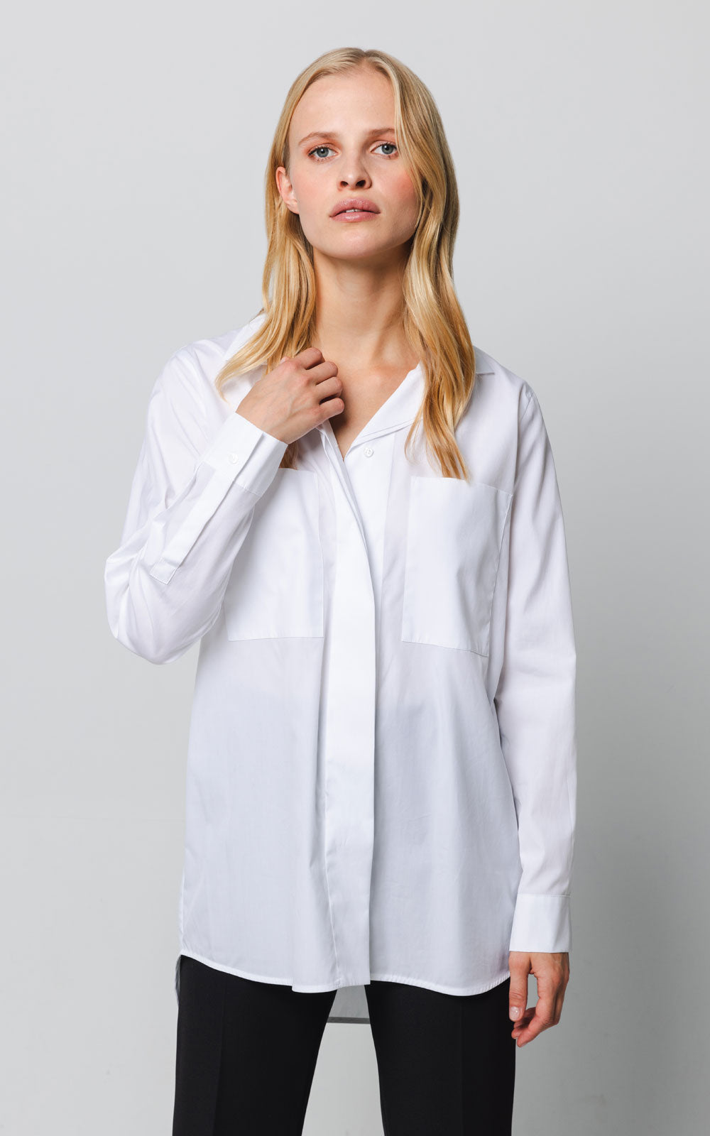 Oversized white blouse - The Make 