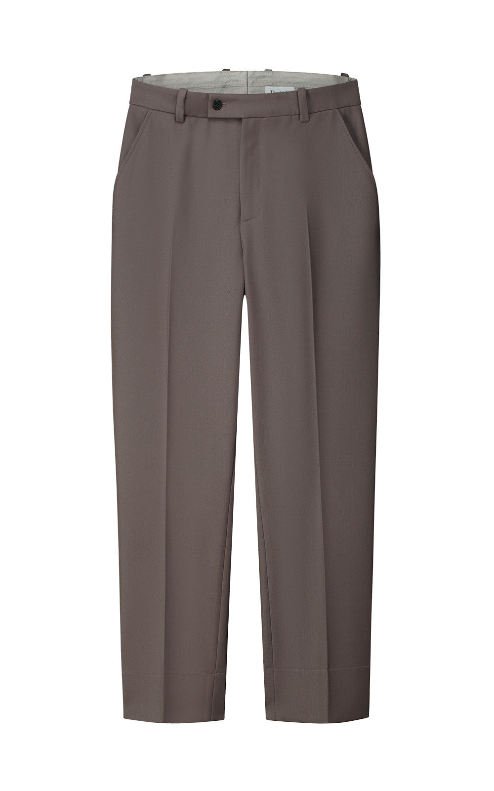 Non-iron taupe pant woman