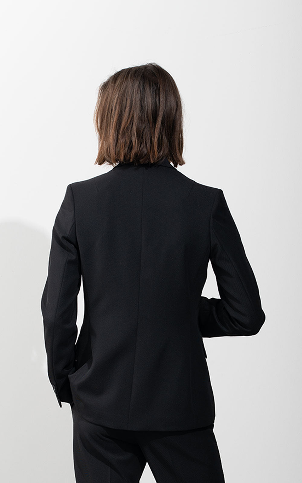 Jill blazer black back